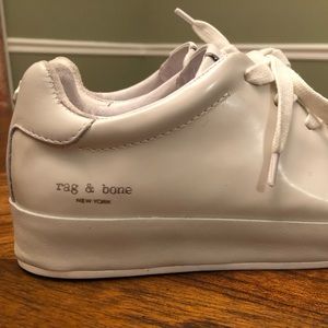 Rag and Bone Leather Sneakers Women 36.5 6.5b